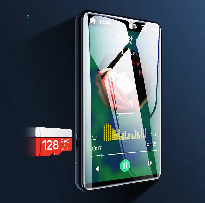 A605 4 0 дюймовый IPS емкостный сенсорный экран видео цифровой динамик MP4 плеер