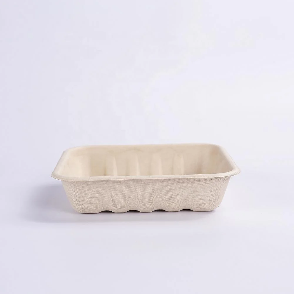 Мякоть сахарного тростника 14D поднос для мяса и грибов