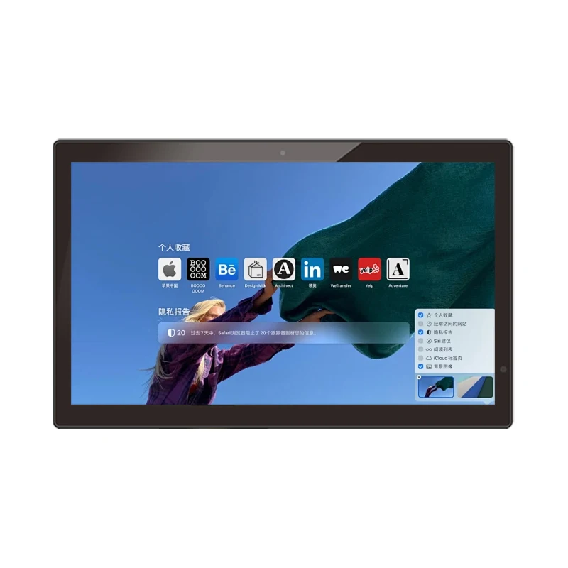 Factory price 21.5 inch LCD Android system digital signage wall mount video player advertising display