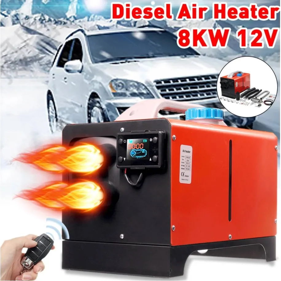 OkyRie China Factory Diesel Car Parking Heater 12V 24V 5KW 8KW All In One Air Heater Parking For Cars Boat