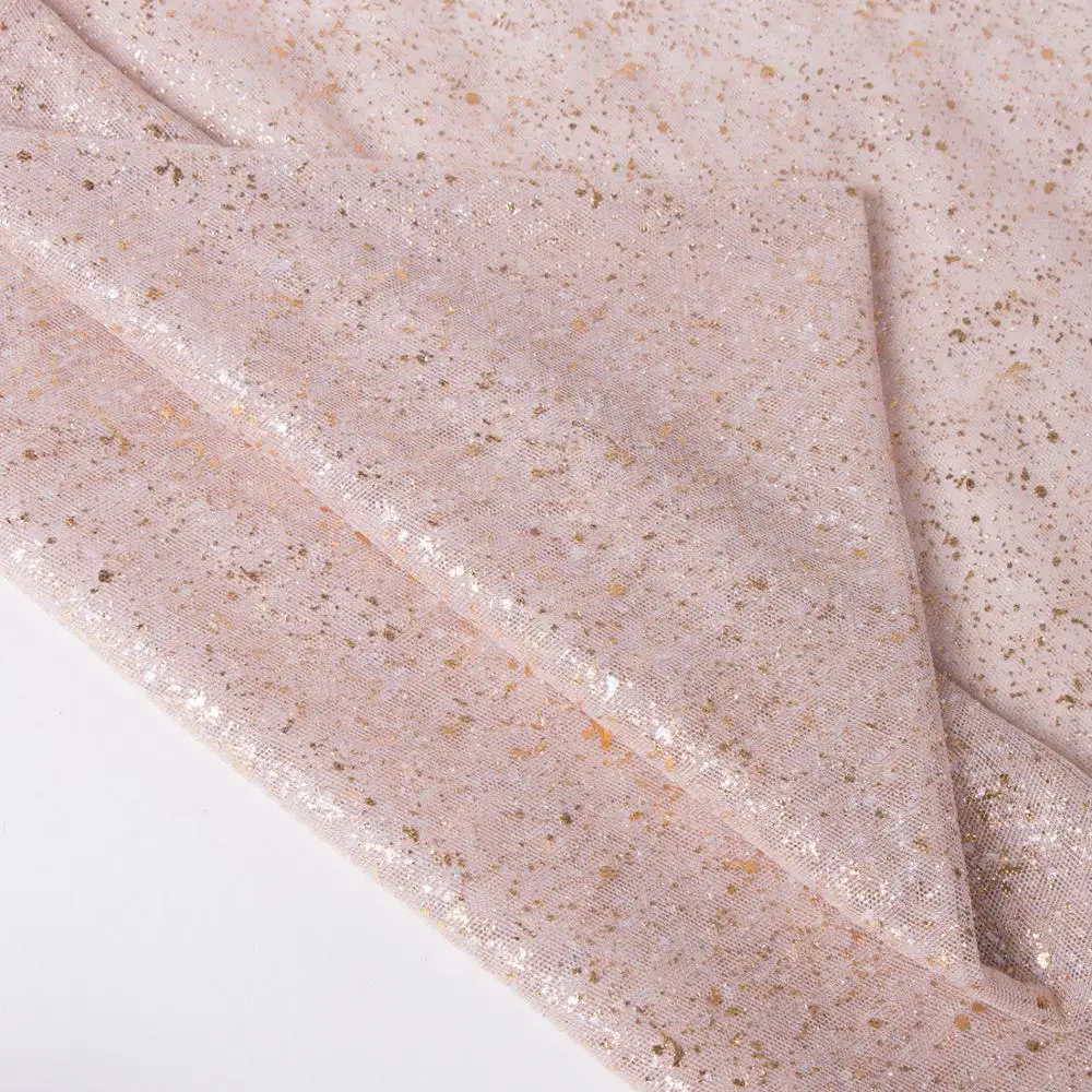 High performance quality glitter sequin embroidery mesh fabric for clothing