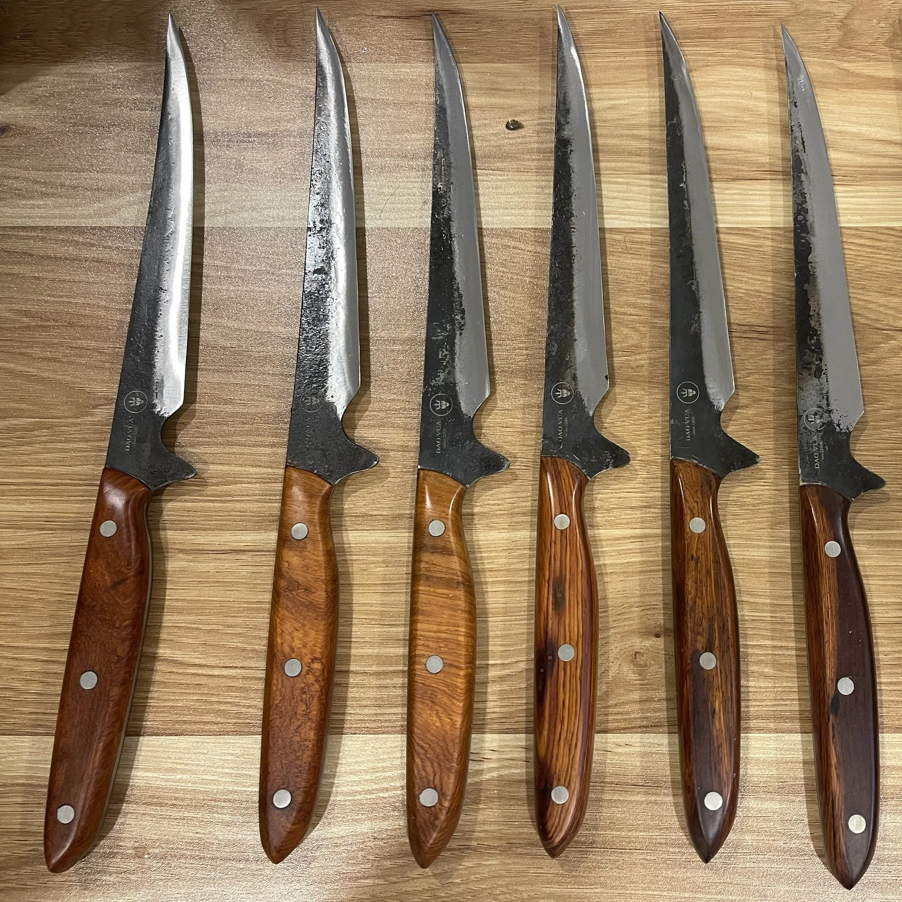 OEM Hand Forged Steel Handle Carbon Steel Fillet Japanese Knives