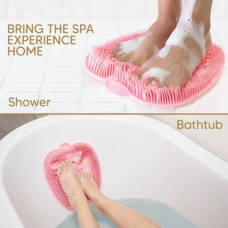 New Arrival Silicone Foot Scrubber Massage High Quality Wholesale Foot Massager Scrubbers Shower Foot Massager Scrubber