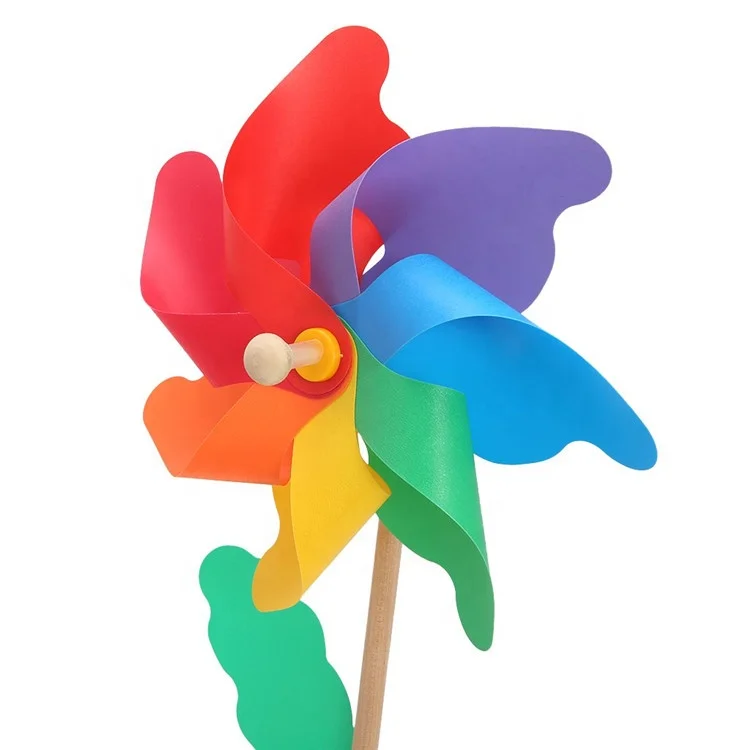 Качественная ветровая модель, подарки от поставщика, фиолетовая деревянная ветровая мельница для детей