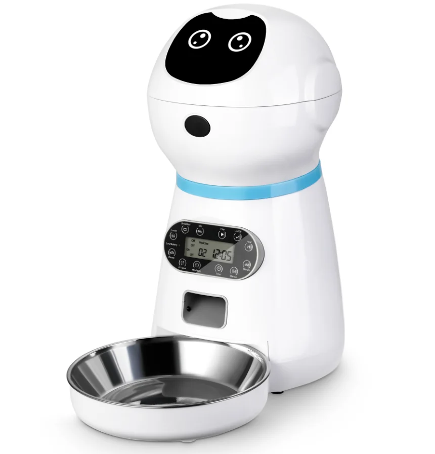 Лидер продаж 2021, автоматическая кормушка для домашних животных, умная кормушка для домашних животных, кормушка из нержавеющей стали для мобильного телефона, автоматическая кормушка для домашних животных