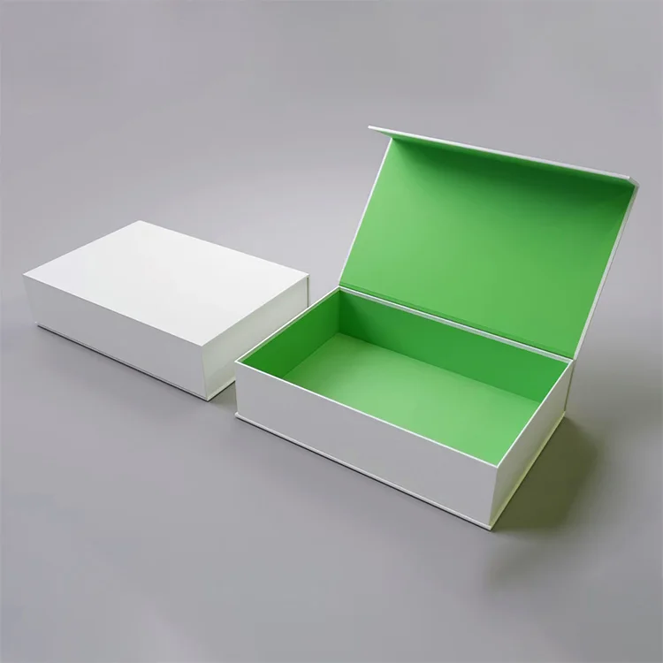 Custom Size Logo Cardboard Rigid Hard Box Magnetic Box Packaging Luxury Folding Magnetic Lid Gift Boxes