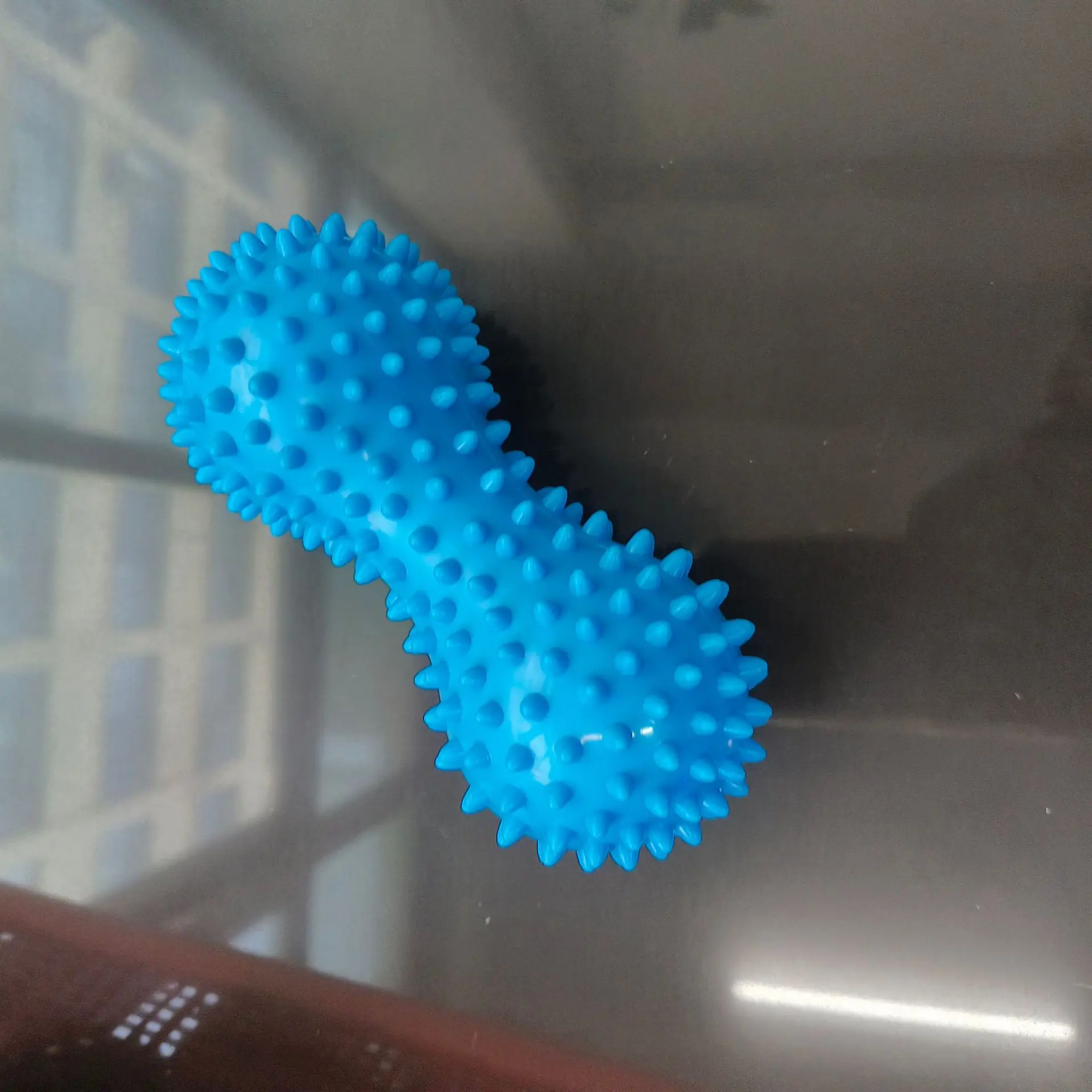 Wholesale Low-Price ABS Peanut Massage Fascia Ball Custom Logo Hedgehog Fitness Rehabilitation Training Double Ball Leg Arm Lift