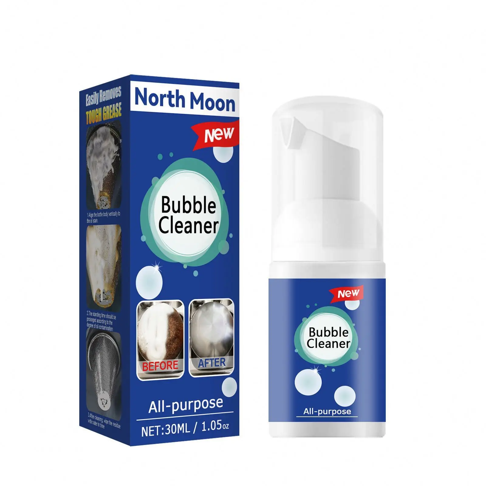 Dropshipping Agent Product Oil stain foamed kitchen range hood rust remover stove heavy oil stain cleaning bubble cleaner