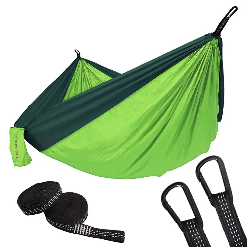 Top Seller 2024 Softest Nylon 600LBS Camp Double Hammock