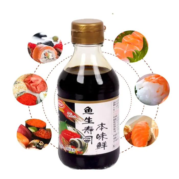 Halal Natural Brewed Japanese Sushi Soy Sauce For Sashimi Restaurant
