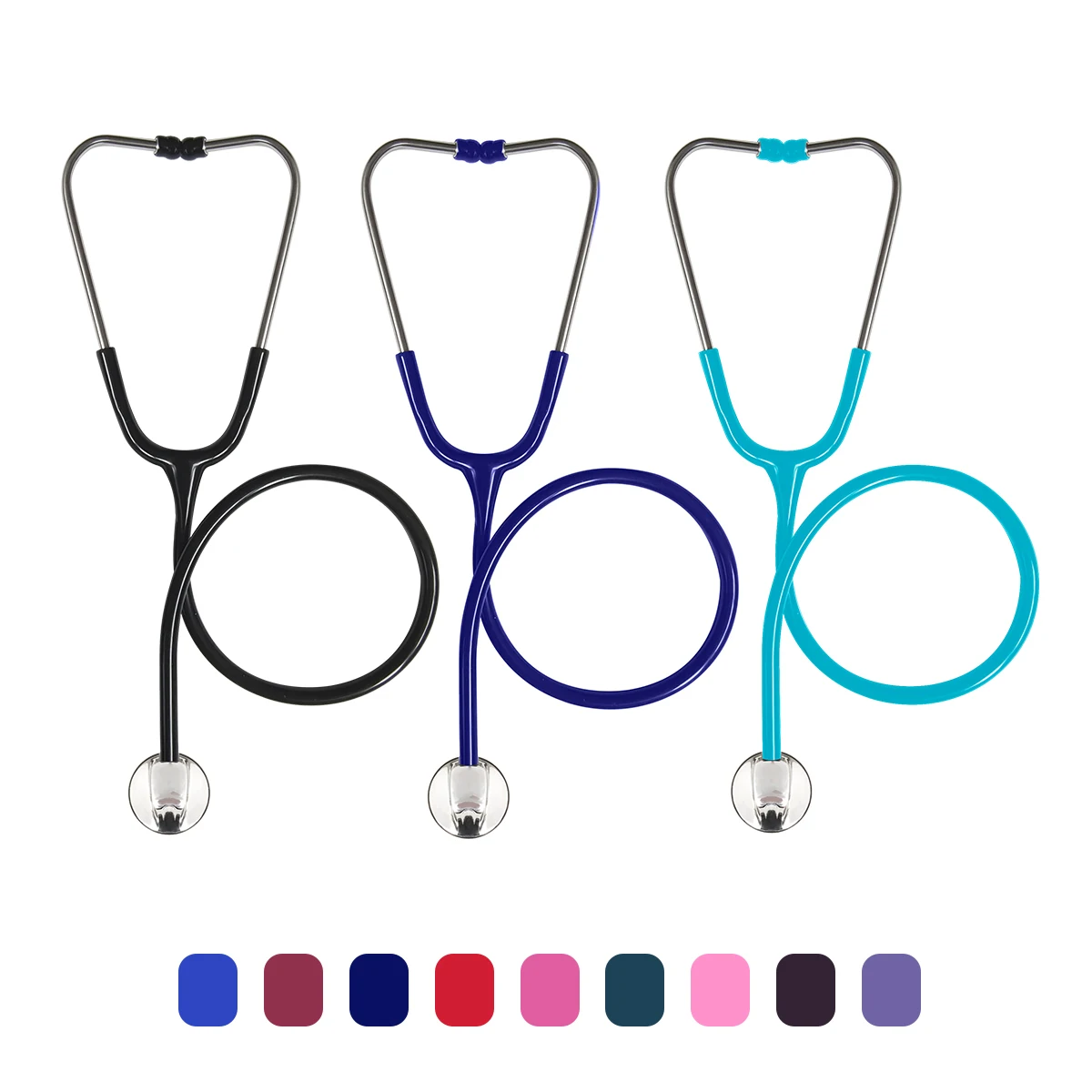 Contec SC21 medical dual head cardiology stainless steel stethoscope