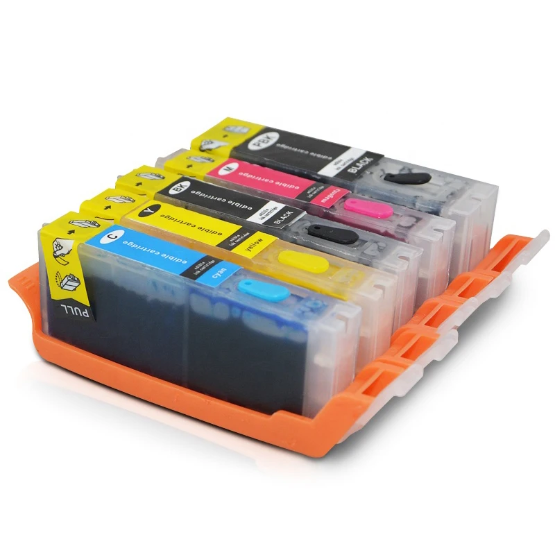 pgi-280 cli-280xl pgi 280 cli 281 XXL edible ink cartridge compatible for canon PIXMA TR7520 TR8520 TS6120 TS812 TS9120