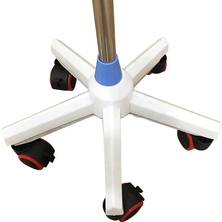 Медицинская фурнитура IV Pole, медицинская подставка для инфузии, регулируемая по высоте подставка для капель IV