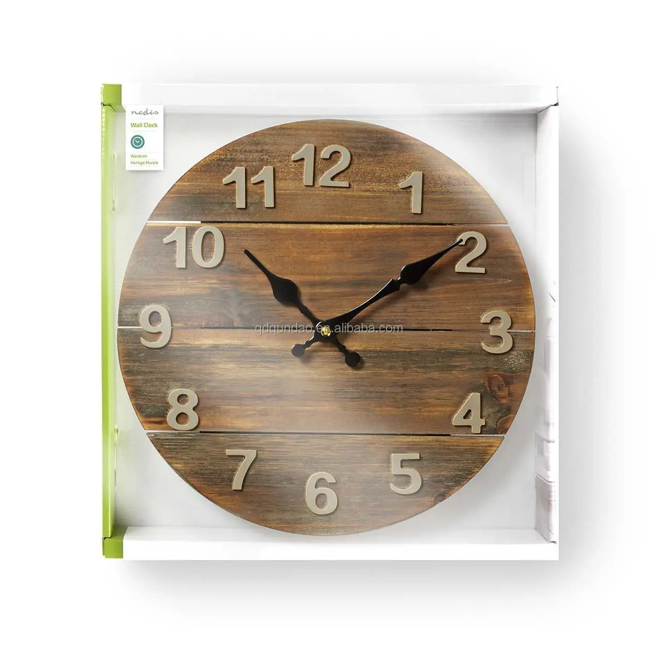 Оптовая продажа с фабрики, индивидуальные цветные кварцевые настенные часы, механизм, фоторамка, деревянный маятник, деревянные часы, прямая цена