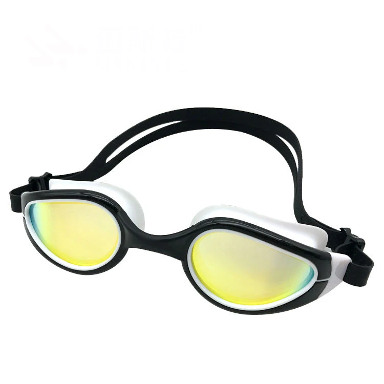 Custom Logo Silicone Strap Swimming Pool Gear Best Waterproof Competition Swim Goggles