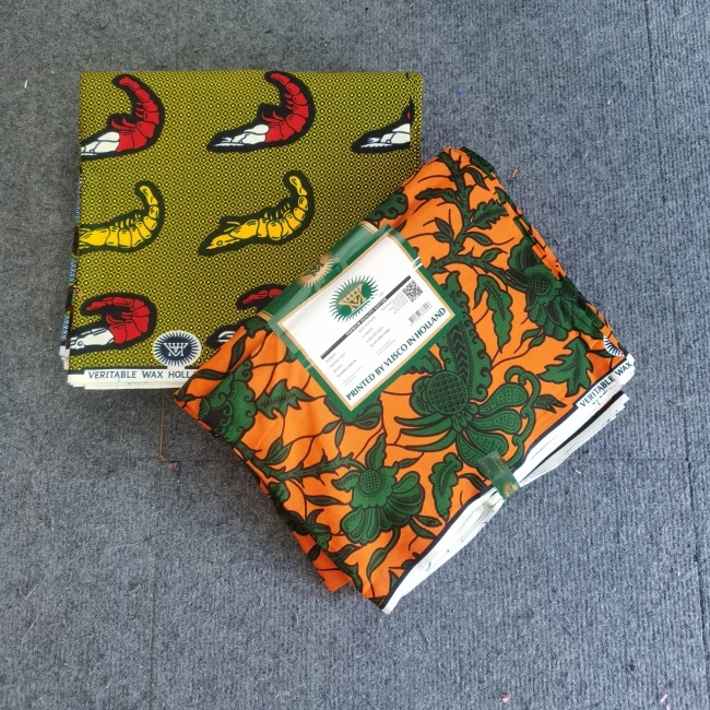 Factory Customize  African ankara printed dutch wax fabric 100% cotton wax printed cloth fabric for home textile