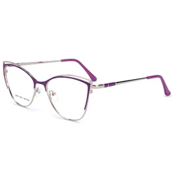 Оптовая продажа очков 2023 Новейшая металлическая оправа для очков кошачий глаз по лучшей цене очки для женщин и мужчин