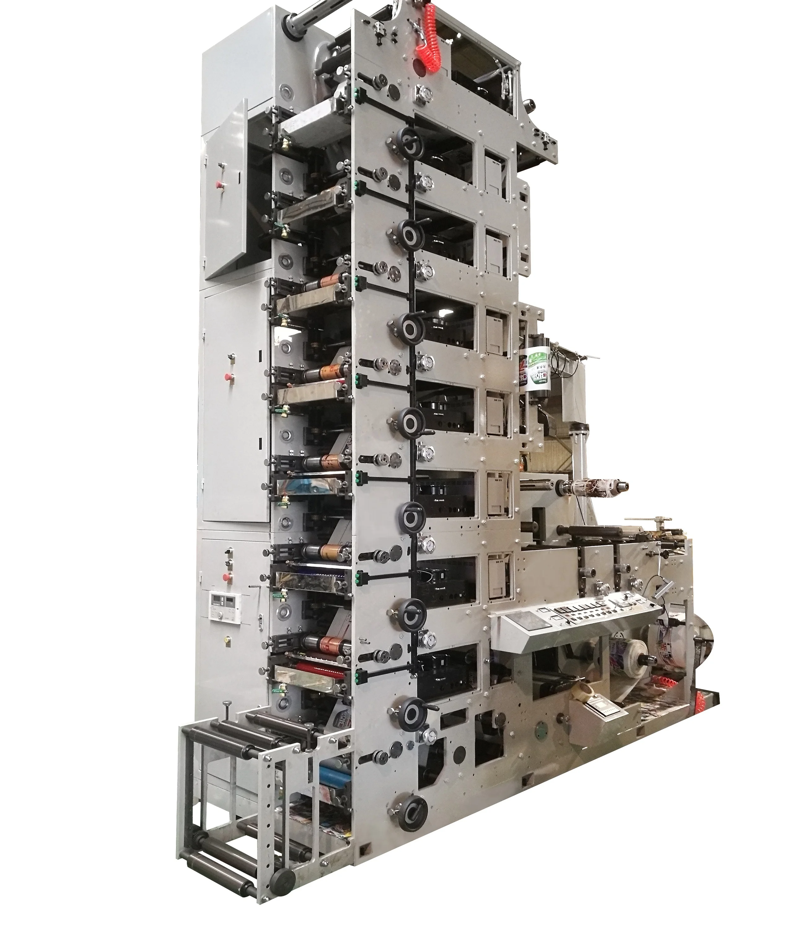 Label Paper 2/4/6/8  color flexographic printing machine paper factory high speed customized