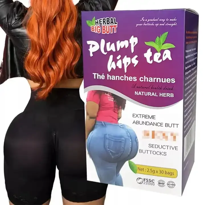Herbal plump hips increase Butt lift tea curves enlargement hip up big butt booster tea for sexy buttock tea