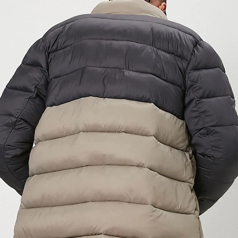 Explore now Street Fashion Urban Casual Faux Leather Padded custom veste casaco jacke kurtka puffer jacket