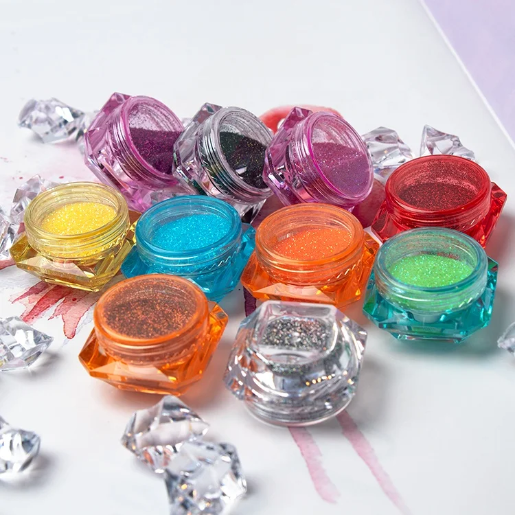 
Wholesale Halloween Holographic Cosmetic Makeup Glitter Lip Kit Loose Eye Fine Glitter 