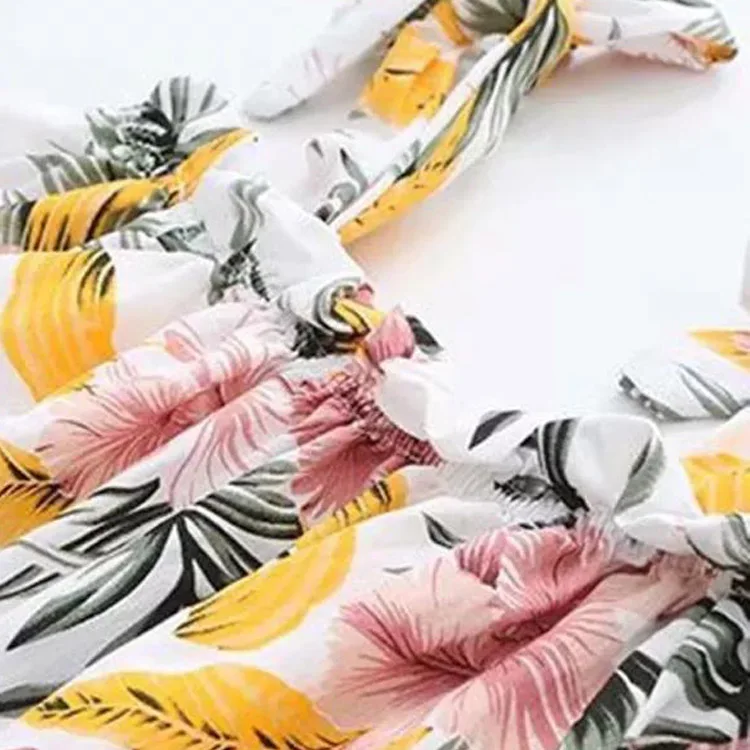 
Summer Wear Sexy Women Silk Sleeveless Print Florals Blouse 