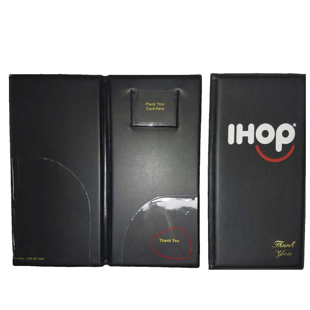 High quality 3 folders A5 menu holder cheap A4 pvc food menu cover fast food menu