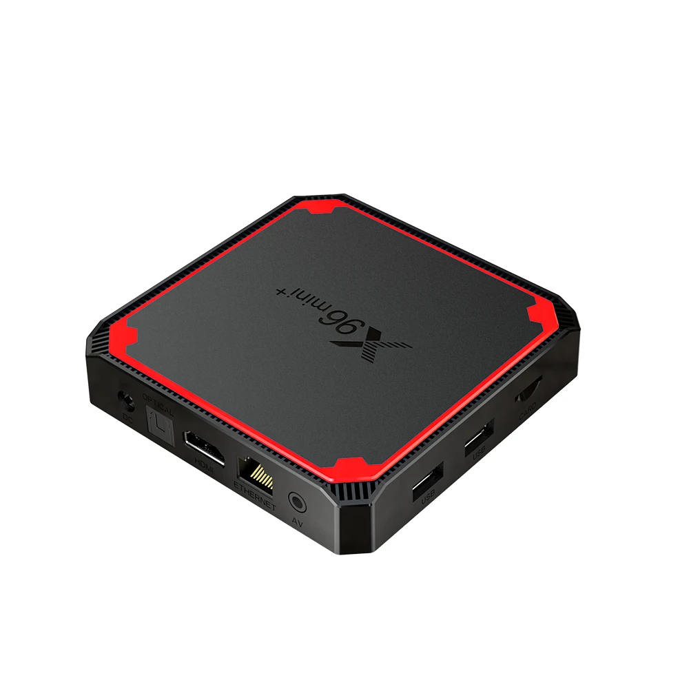 New Amlogic S905W4 TV Box X96 Mini Plus 1G 2G RAM Quad Corea Dual Band 5.8G WiFi 4K Android 9.0 Smart TV Set Top Box X96 Mini +