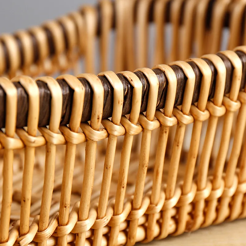 Factory Direct Selling Handle Willow Fruit Baskets Willow Gift Baskets Picnic Baskets