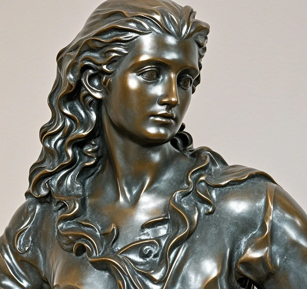 Home Decor Famous Greek Mythological Figures Figure Bronze Customized Bust Portrait Head Statue Sculpture