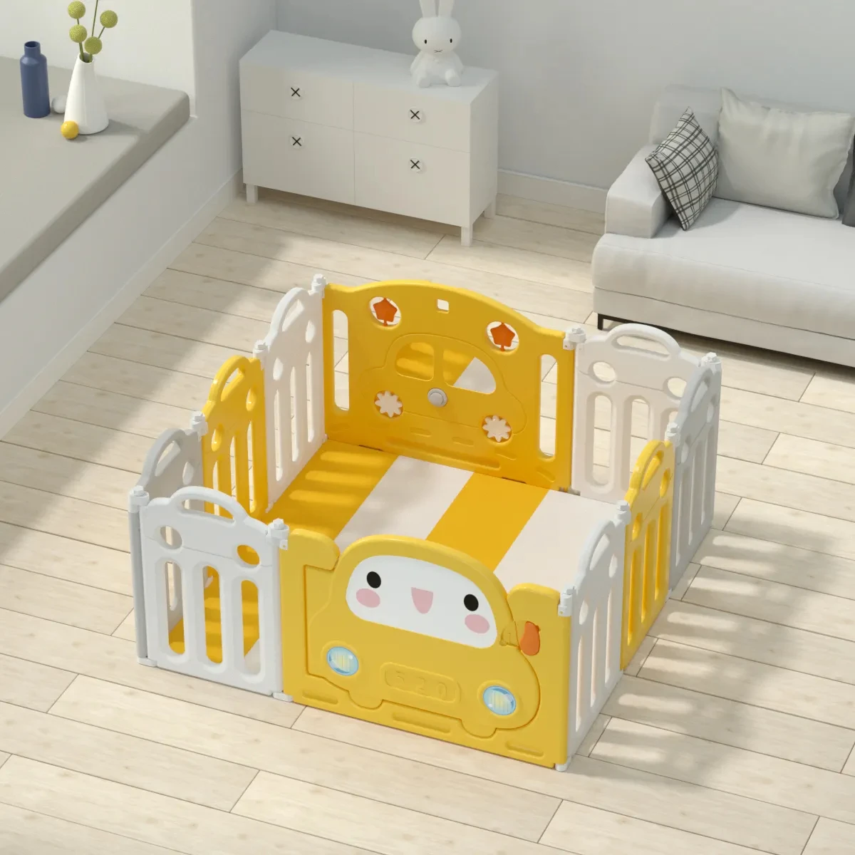 Портативная квадратная детская игровая площадка corrales para bebe playpen детские манежи