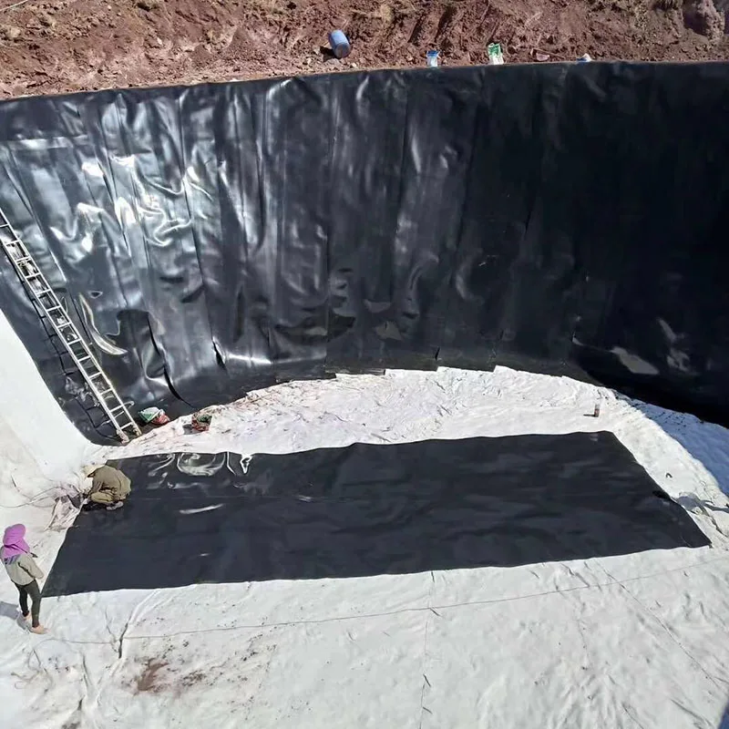 China high quality hdpe ldpe lldpe pvc epdm 1mm dam fish farm pond liner 1.5mm 2mm landfill biodigester liners geomembrane