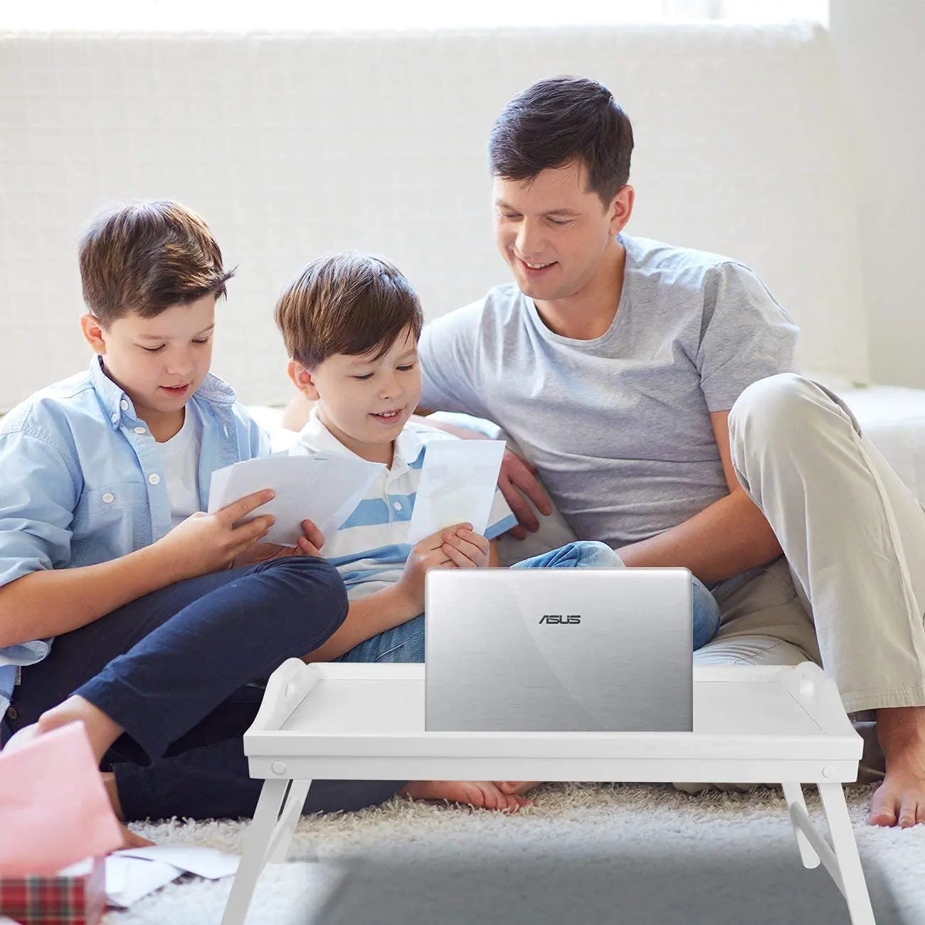 Best Selling Bamboo Wood Bed Serving Tray Table With Handles Wholesale Wooden Bamboo Bed Tray Laptop Tray Breakfast Table