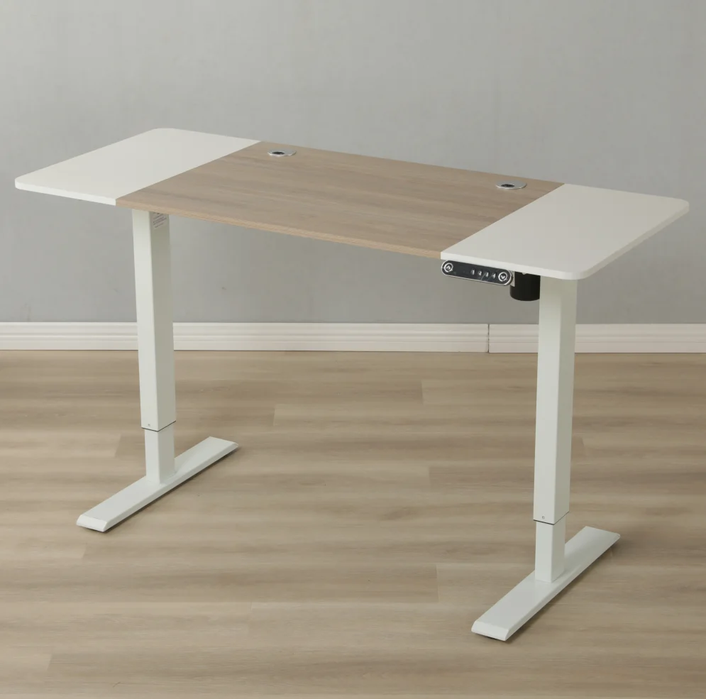 USA warehouse furniture  1.2M 1.4M top for dual computer laptop  five years warranty waiting area wood table