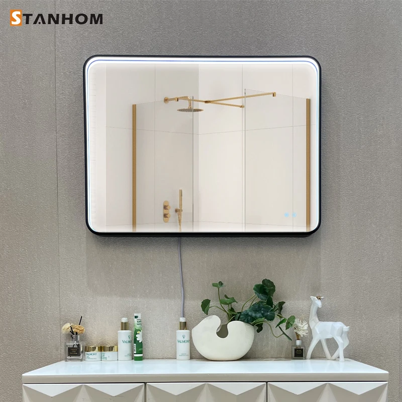 STANHOM Wholesale Large Size Wall Floor Bathroom LED Full Length Mirror