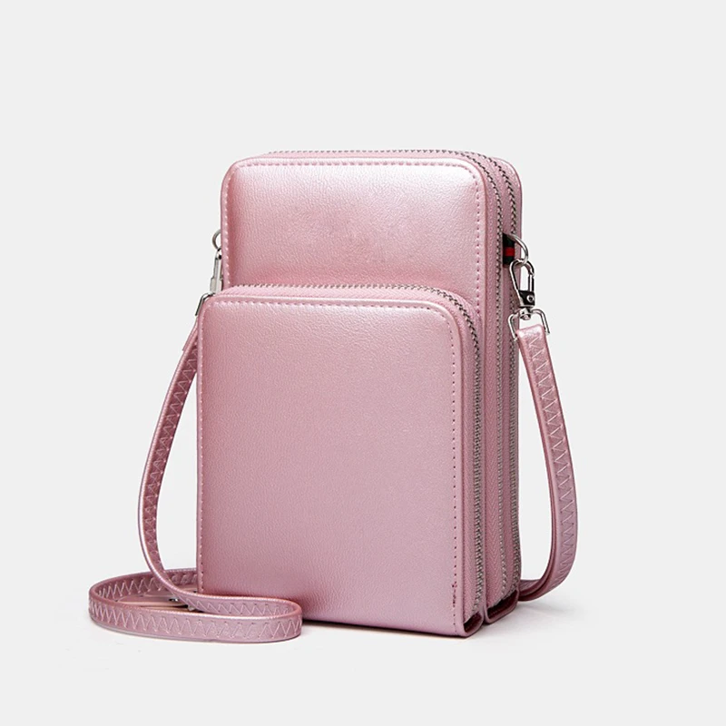 Новая сумка-кошелек с длинными рукавами трансграничной женские трехслойная сумка через плечо сумка-чехол-портмоне с отделением для карт сумка