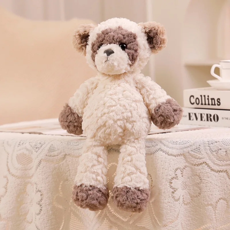 Wholesale Stuffed Animal Kid Toy Fluffy stuffed toys plush sitting lamb Huggable Baby Plushies Teddy bear Soft Toy