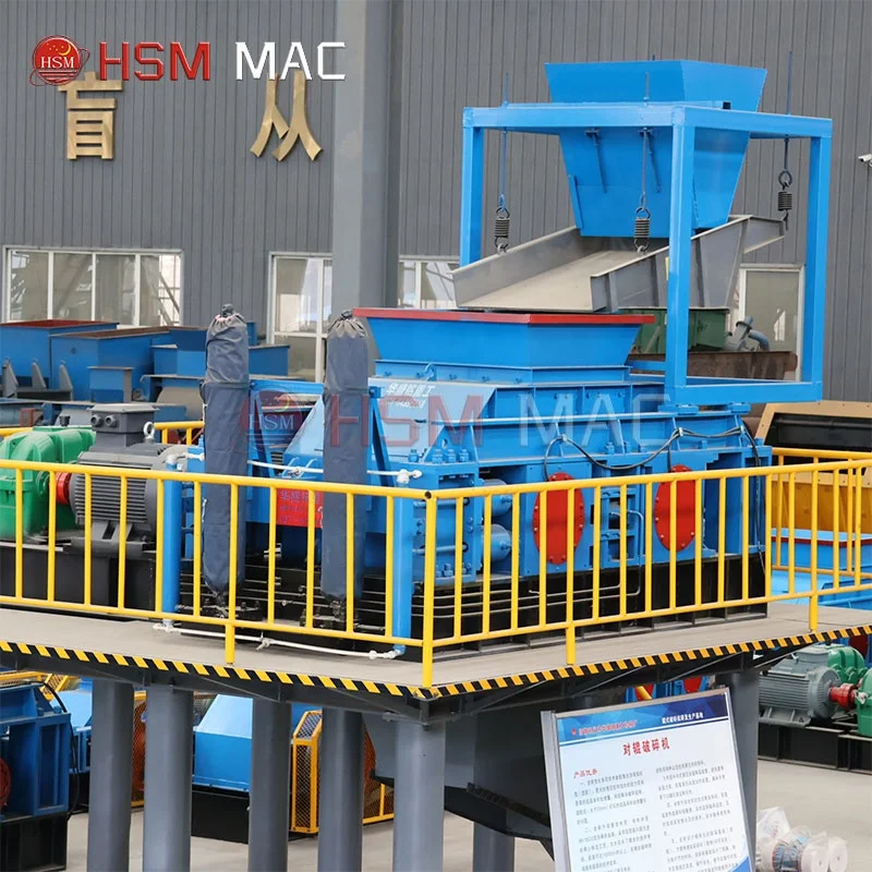 HSM Cheap Factory Price Henan Double Roller Crusher Sand and Counter Roll Sand Making Machine For Sand Plant