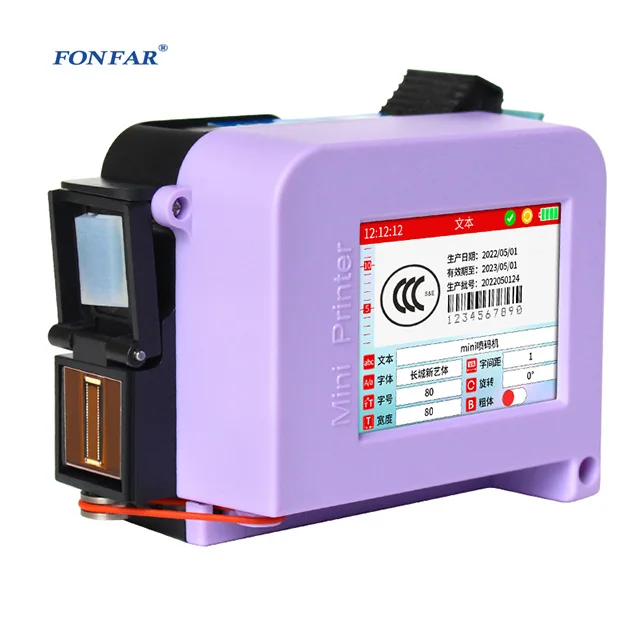 2024 HD mini inkjet printer for plastic glass wood packaging code printing marking inkjet machine