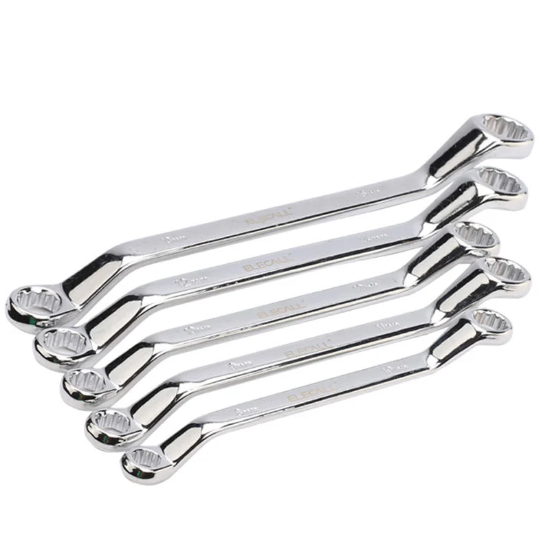 Tool Box End Wrench 1pc Fully Polished Double-Headed Ratcheting Wrench Hand Repair Tools