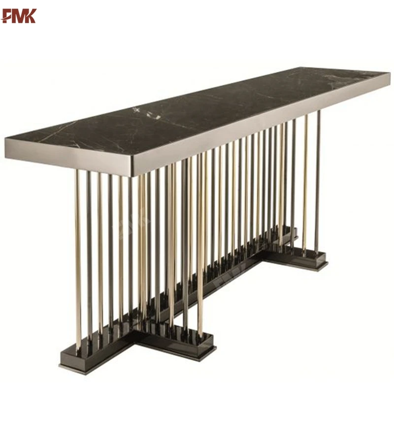 
Modern Console Table With Marble Design For Luxury Hotel Furniture 