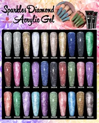 Manufacturer In Stock Easy Soak Off Acrylic Gel Nail Extensions Solid Nail Tip Gel Acrylic Nails