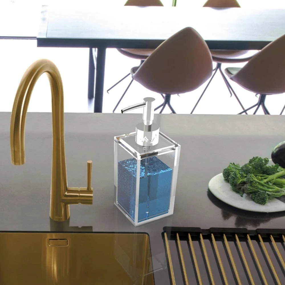 wholesale Acrylic Emulsion Soap Dispenser refillable Hand soap Liquid soap Homemade Cleansing Aromatherapy Lotion