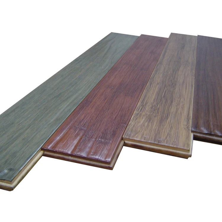 Eco-friendly materials 100%BAMBOO Hand scrape bamboo flooring Solid bamboo flooring for indoor floor19years factory