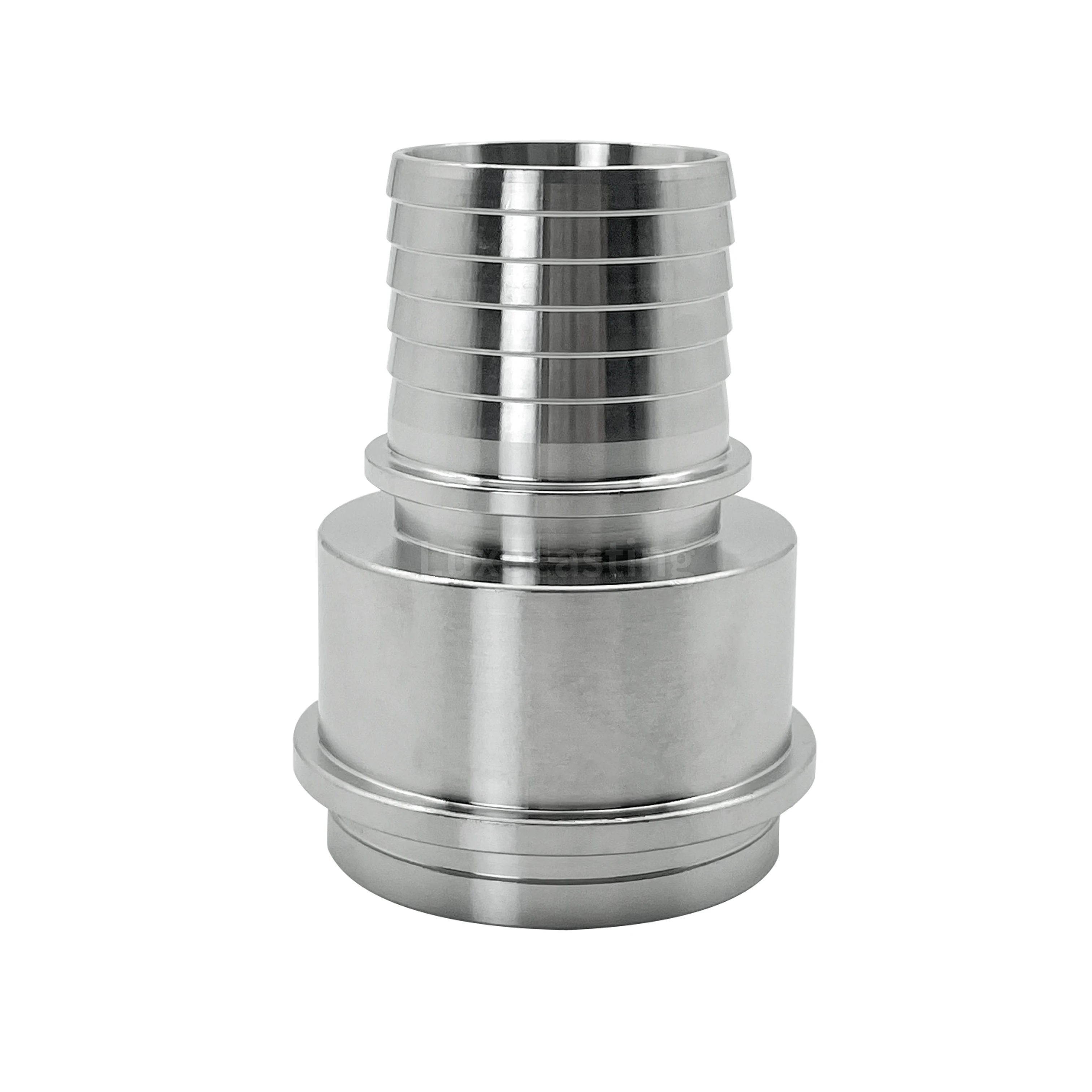 Tri Clamp Food Grade Pipe Fitting with Shank Stainless Steel 304/316L Sanitary Hose Adapter coupling