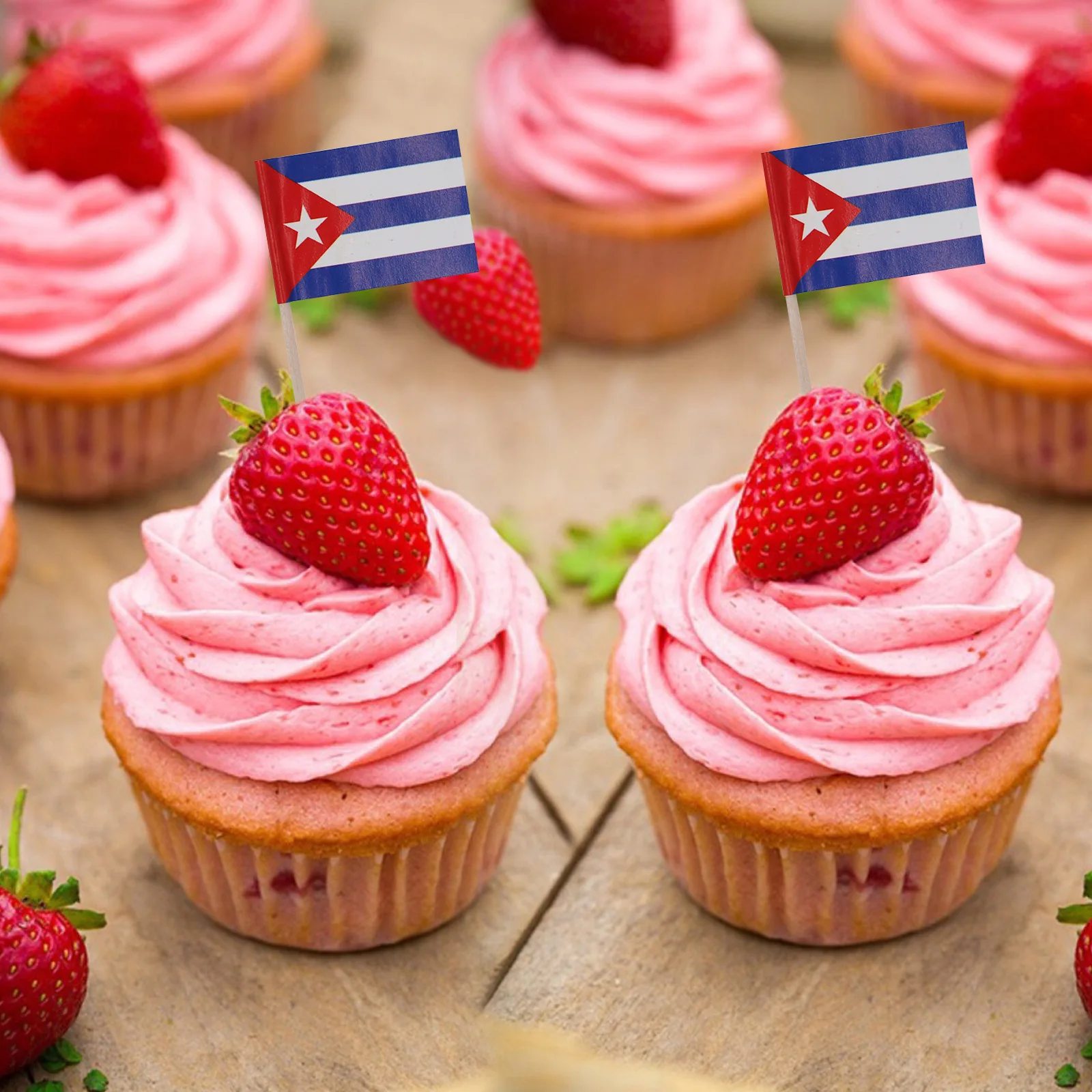 custom Cuban flag toothpick flag