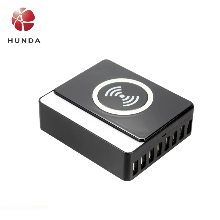Универсальное беспроводное зарядное устройство HUNDA 2020 Qi для быстрой зарядки мобильного