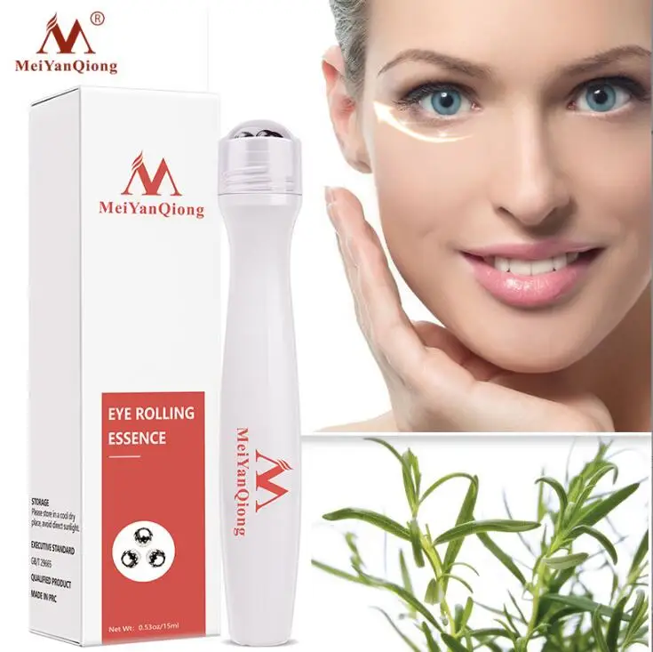 MeiYanQiong Hyaluronic Acid Eye Serum Anti Wrinkle Remove Dark Circles Eye Bags Anti-Puffiness Cream Firm Fade Fine Lines Care