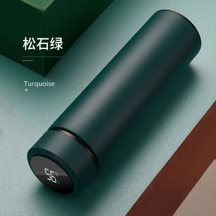 Special new Fahrenheit cheap stainless steel Smart Water Bottle with LED Temperature Display Thermo tumbler cups in bulk