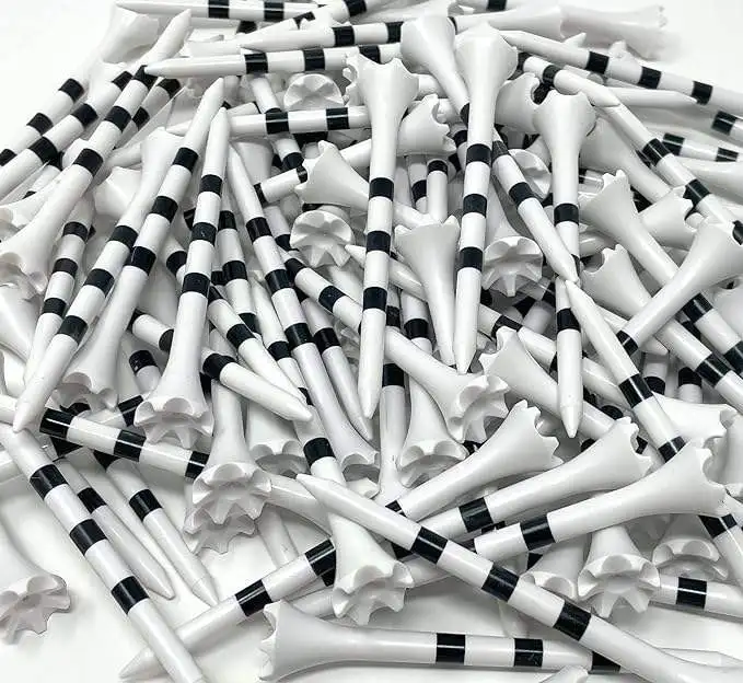 High Stability Low Friction Unbreakable Simple Installation 6 Prong Cup Plastic Golf Tees Training Tools